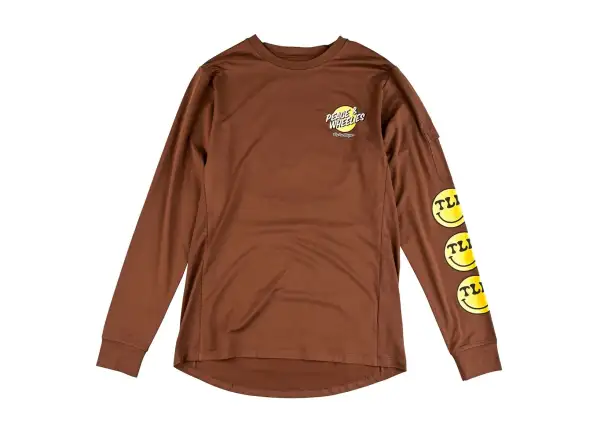 Troy Lee Designs Ruckus Ride męska koszulka z długim rękawem Chocolate