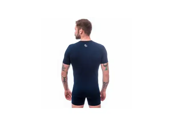 Sensor Coolmax Tech męska koszulka krótki rękaw Deep Blue