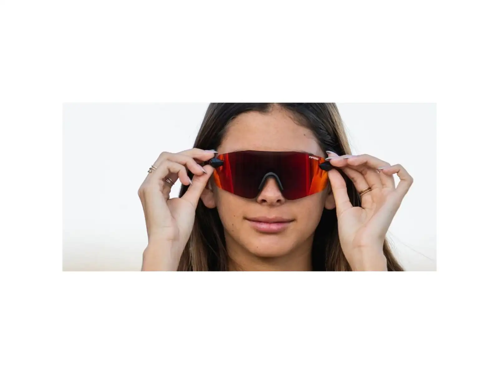 Tifosi Vogel SL sportowe okulary Matte Black/Smoke Red