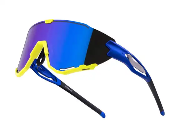 Force Creed okulary fluo/niebieski/niebieskie revo szkła