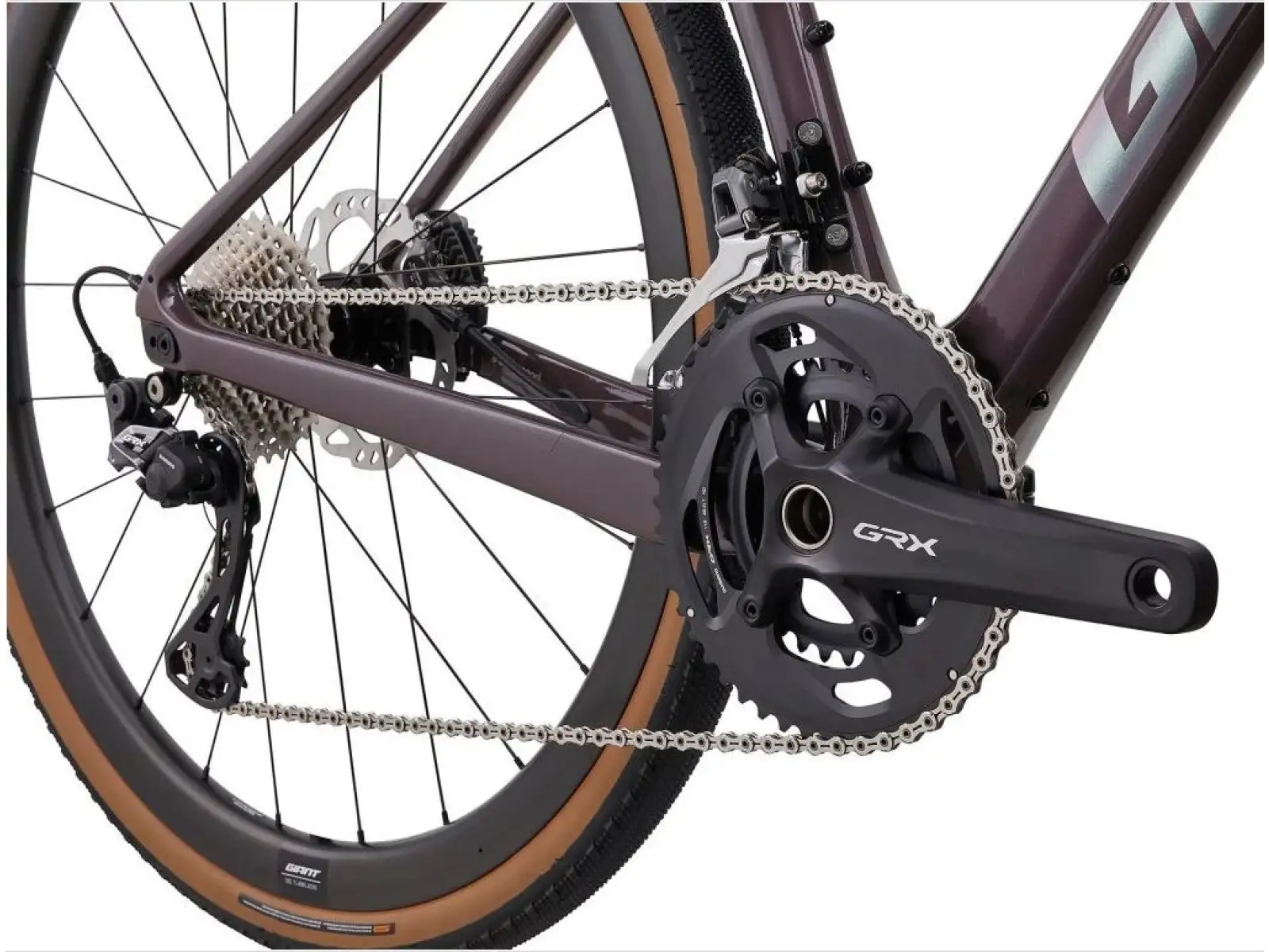 Giant Revolt Advanced 0 rower gravel charcoal plum