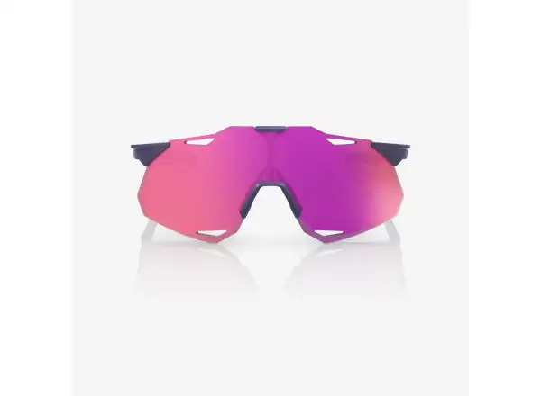 100% Hypercraft XS okulary Satin Storm Metallic/Purple Multilayer Mirror