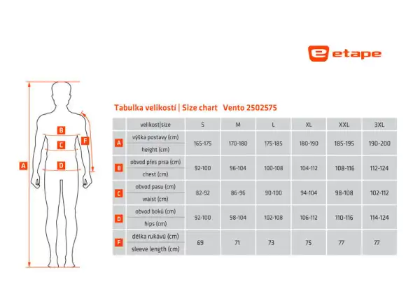 Etape Vento męska kurtka przeciwdeszczowa szara transparentna