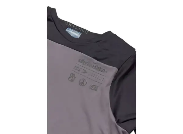 Troy Lee Designs Skyline Chill męska koszulka długi rękaw Charcoal rozmiar M