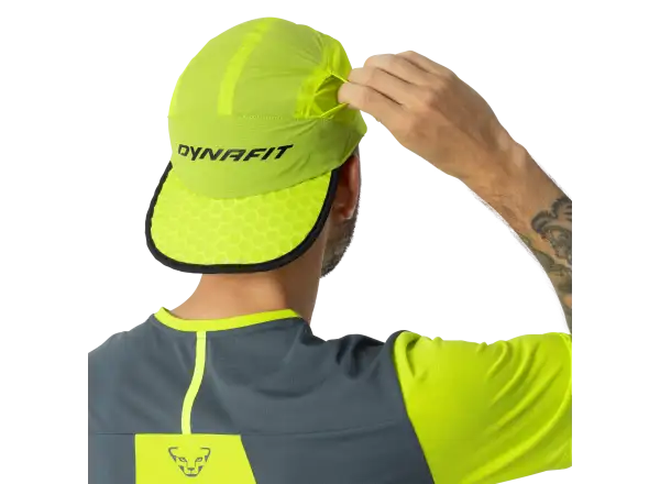 Dynafit Ultra Cooling czapka z daszkiem do biegania Ultra Yellow