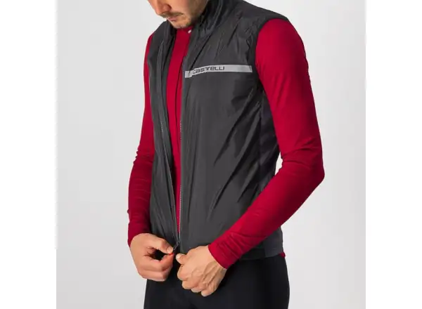 Castelli Squadra Stretch męska kamizelka Light Black/Dark Gray