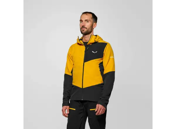 Salewa Ortles Fleece Pro Hooded męska polarowa bluza z kapturem Gold