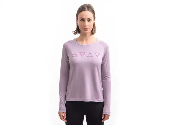 Sensor Merino Blend Elements damska koszulka długi rękaw Mystic Violet
