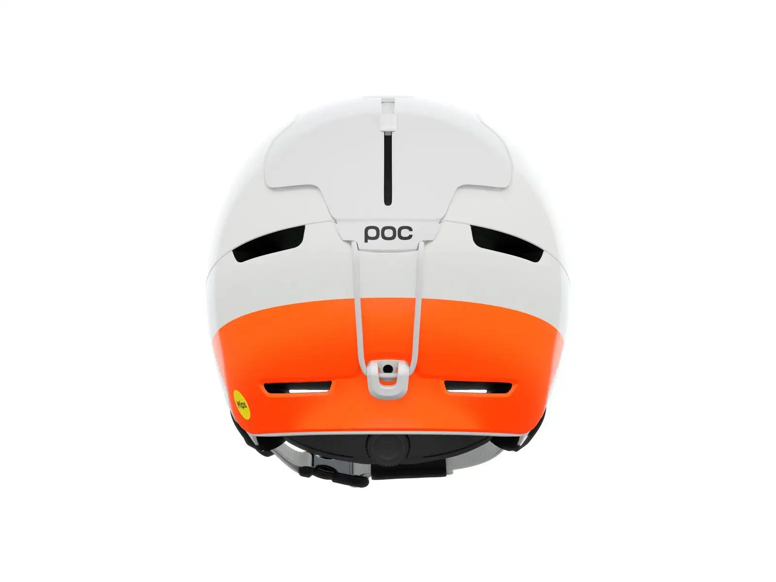 POC Obex MIPS kask narciarski Hydrogen White/Fluorescent Orange