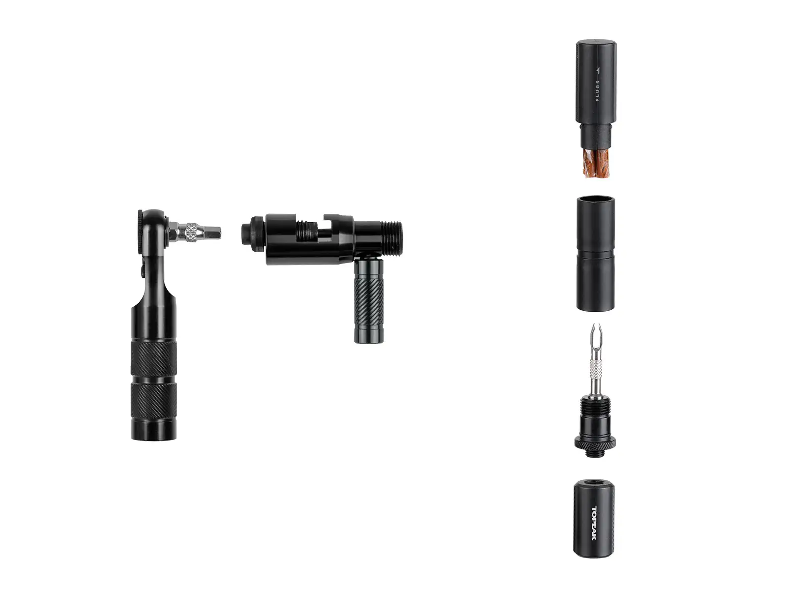 Topeak Ratchet'n Roll Pro zestaw narzędzi z grzechotką 17 funkcji czarna