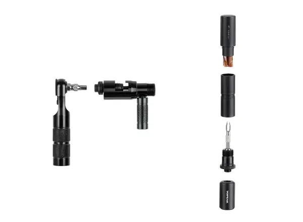 Topeak Ratchet'n Roll Pro zestaw narzędzi z grzechotką 17 funkcji czarna