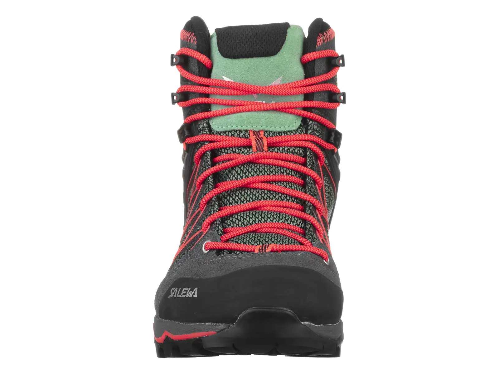 Salewa WS MTN Trainer Lite Mid Gore-Tex damskie buty Feld Green/Fluo Coral