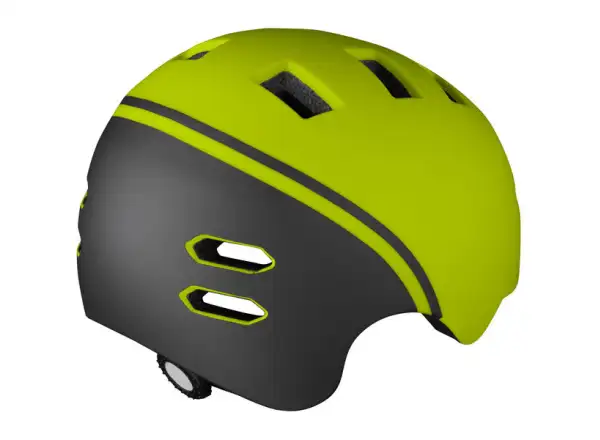 Etape Buddy kask dziecięcy lime/antracyt