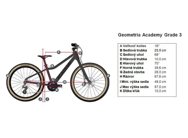 Academy Grade 3 rower dziecięcy 16" niebieska