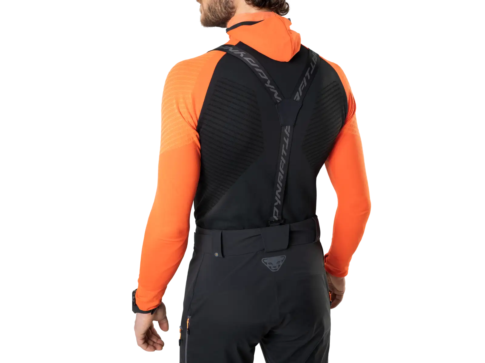 Dynafit Free Infinium Hybrid męskie spodnie z szelkami Black out