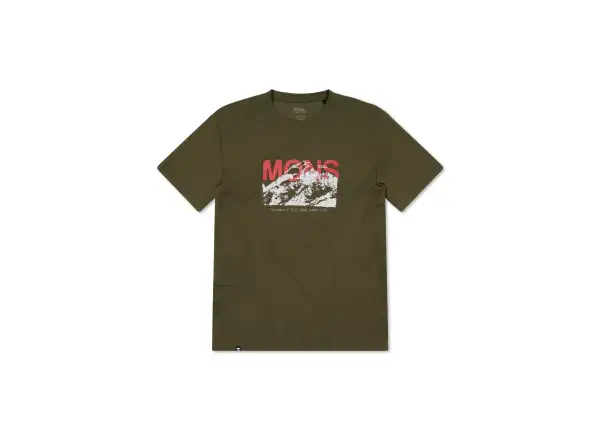Mons Royale Icon Merino męska koszulka z krótkim rękawem Dark Olive