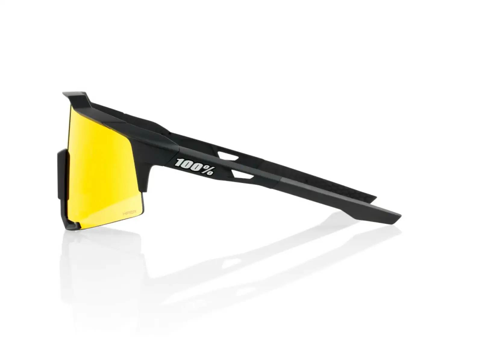 100% Performance Speedcraft okulary rowerowe Soft Tact Black/HIPER Red Multilay