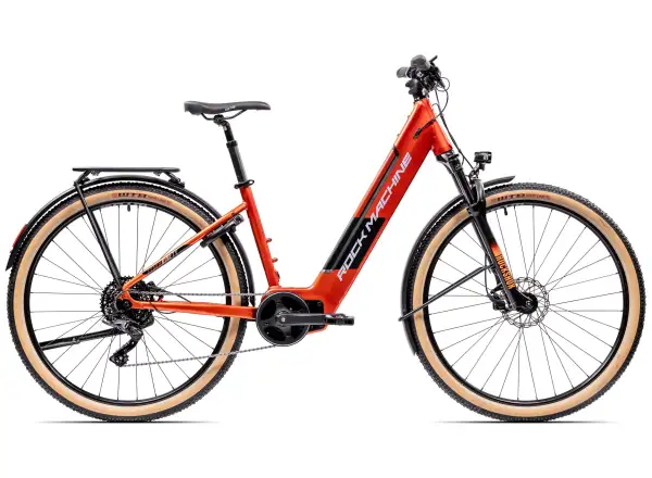 Rock Machine Storm INT e90-29 Touring rower elektryczny Gloss Metallic Orange/Silver