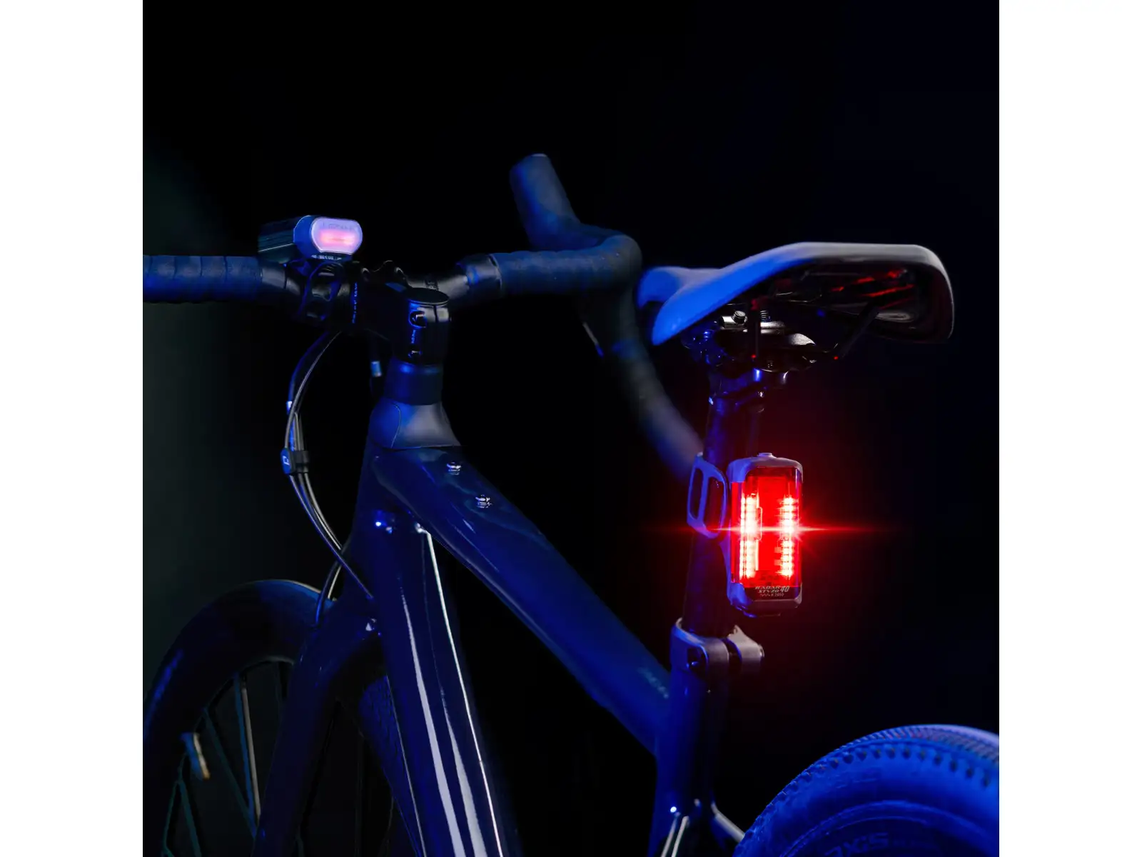 Lezyne Radar React StVZO System przednie i tylne światło Black