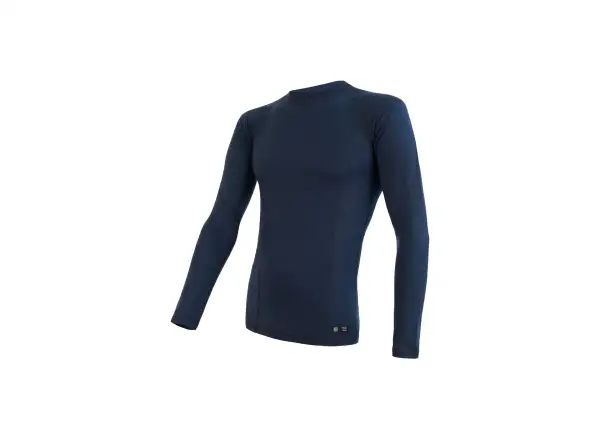 Sensor Merino DF męska koszulka długi rękaw Deep Blue