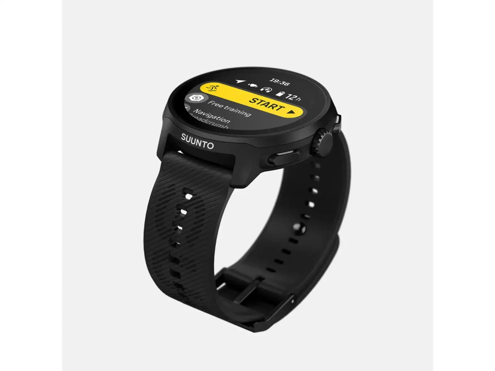 Suunto Run inteligentny zegarek silikonowy pasek All Black