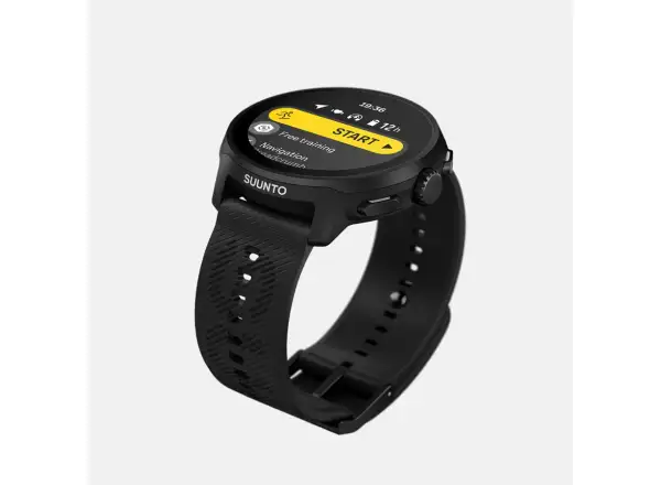Suunto Run inteligentny zegarek silikonowy pasek All Black