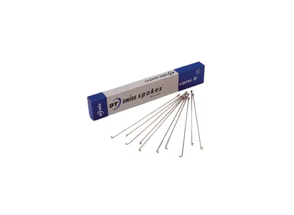 DT Swiss Alpine III 2,34/1,8/2,0 szprychy cieniowane chromowane