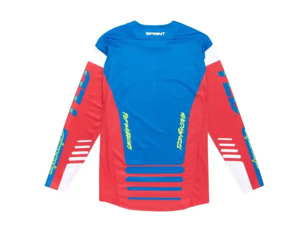 Troy Lee Designs Sprint Fifty-50 męska koszulka z długim rękawem Fiery Red