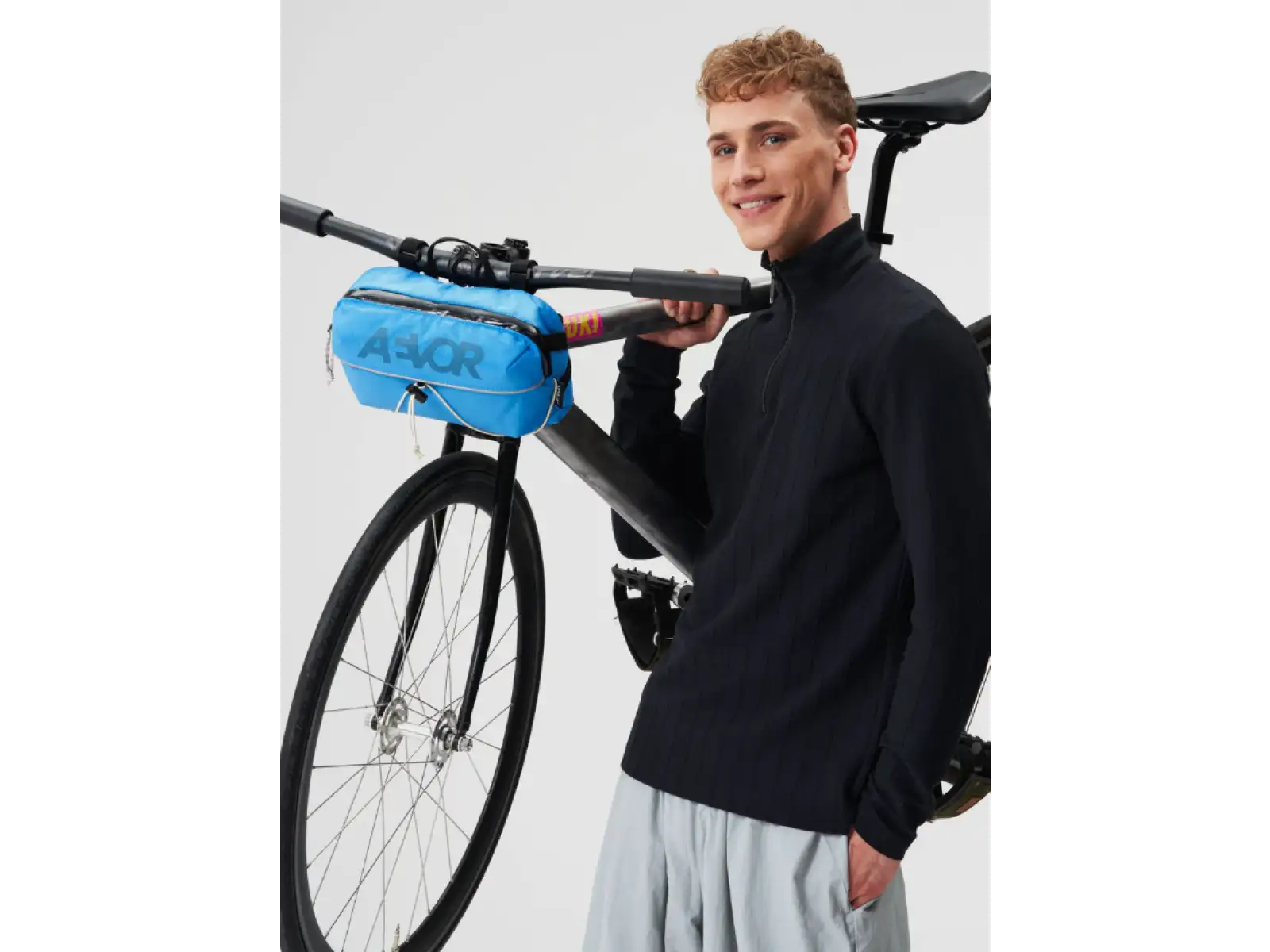 Aevor Bar Bag torba na ramię/nerka/rower kierownica Proof Retro Blue