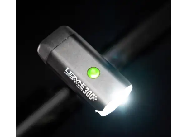 Lezyne Micro StVZO 300+ przednie światło Front Satin black