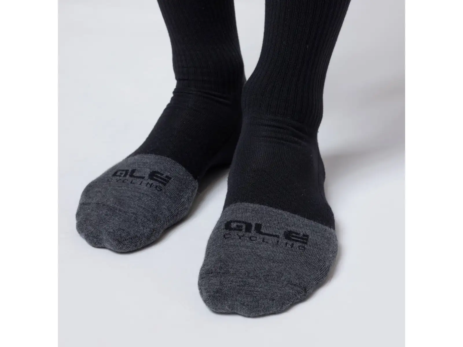 Alé Accessori Primaloft Merino cyklistické ponožky Black