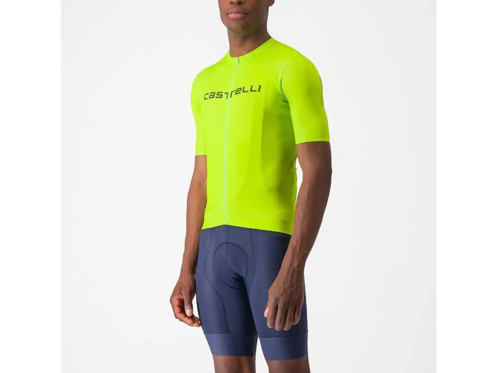 Castelli Elements męska koszulka krótki rękaw Electric Lime