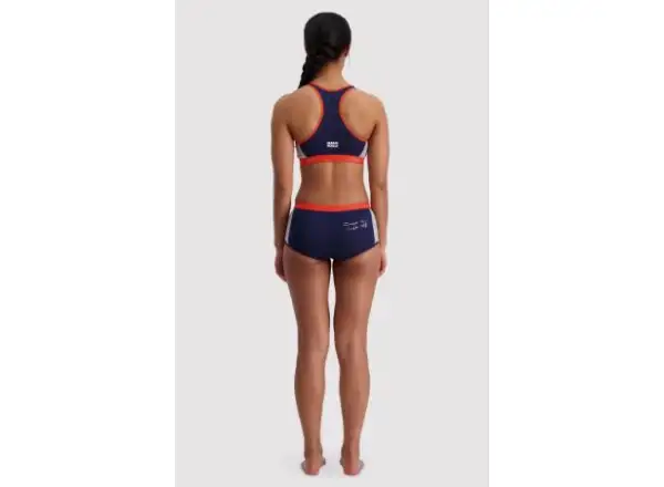 Mons Royale Sierra Sports stanik Navy/Orange Smash