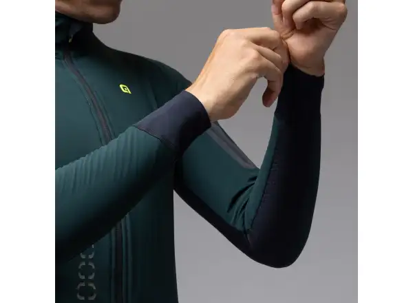 Alé R-EV1 Thermo Shield męska zimowa kurtka rowerowa Bottle Green