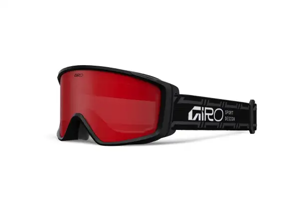 Giro Index 2.0 gogle narciarskie Black Stacked|Amber Scarlet