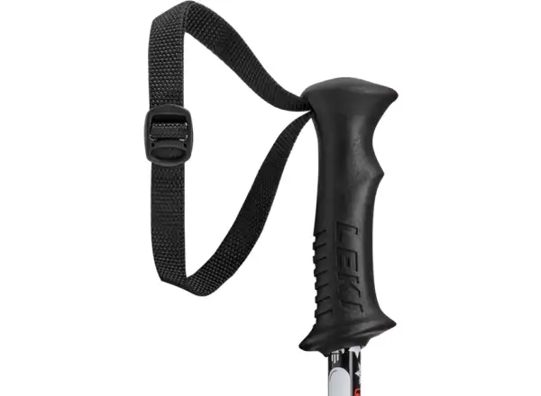 Leki Rider Vario kije narciarskie black/white/neon red