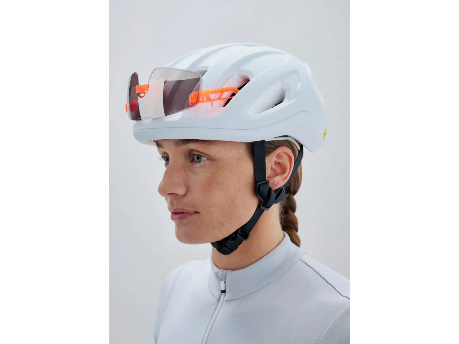 POC Amidal kask szosowy Hydrogen White Matt