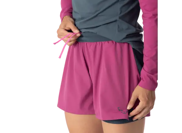 Dynafit Alpine Pro 2w1 damskie spodenki do biegania Magenta