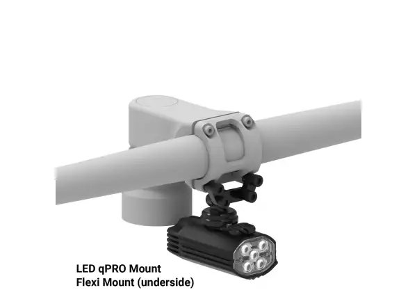 Lezyne LED qPRO Mount uchwyt lampki Black