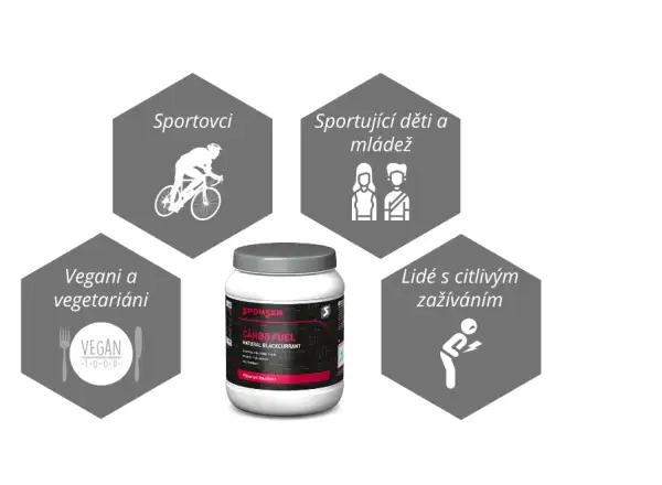 Sponser Carbo Fuel napój węglowodanowy z polifenolami 1000 g