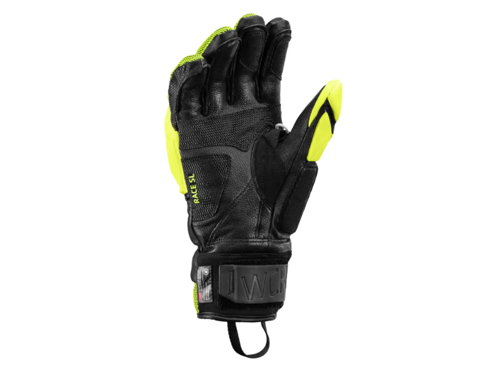 Leki WCR Venom SL 3D wyścigowe rękawice Black-Ice Lemon