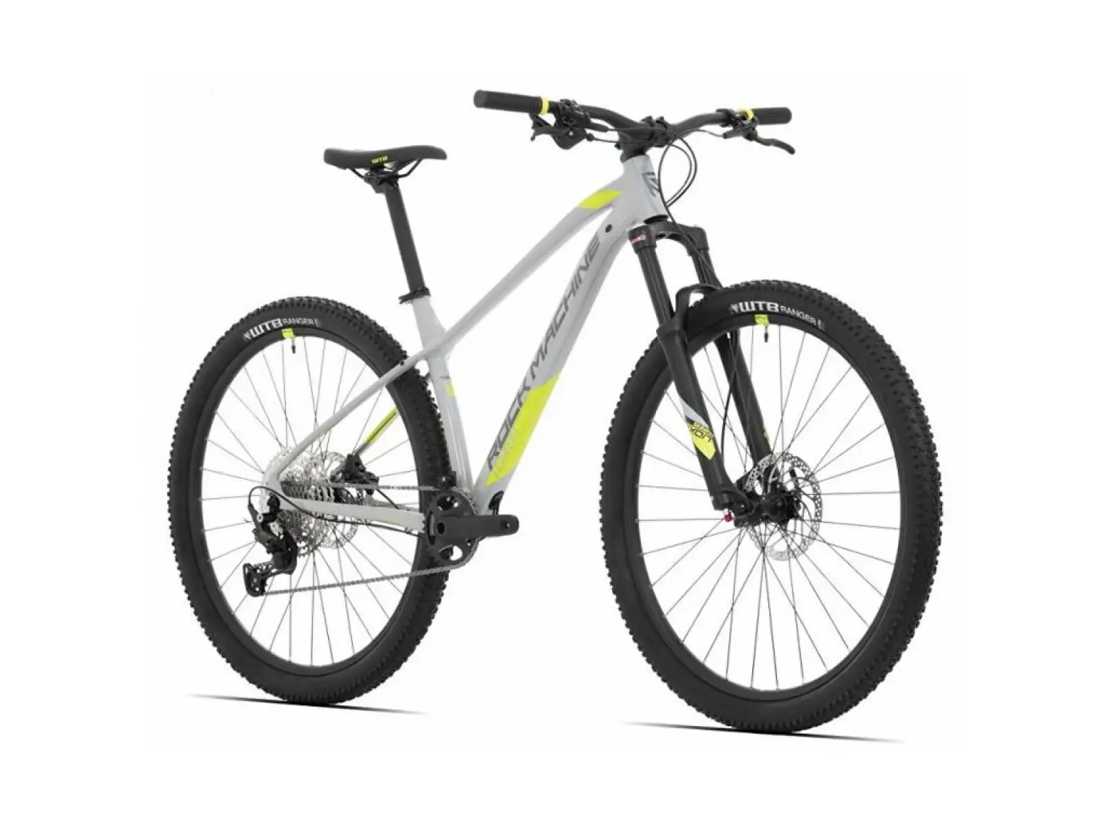 Rock Machine Torrent 60-29 gloss light grey/dark grey/yellow rower górski