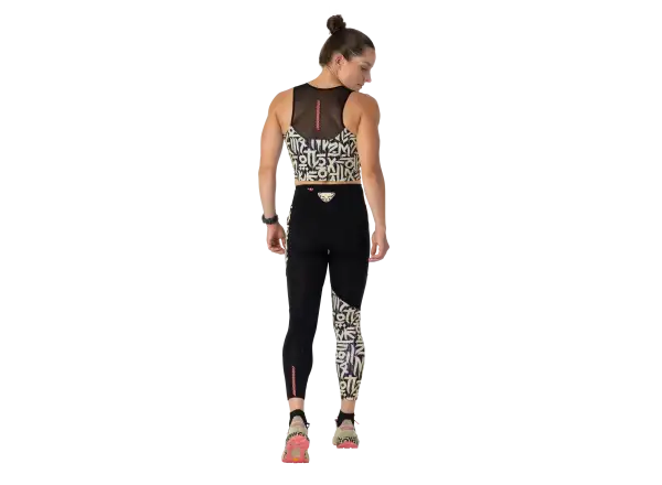 Dynafit Trail 7/8 damskie legginsy do biegania Black Out/Overcast
