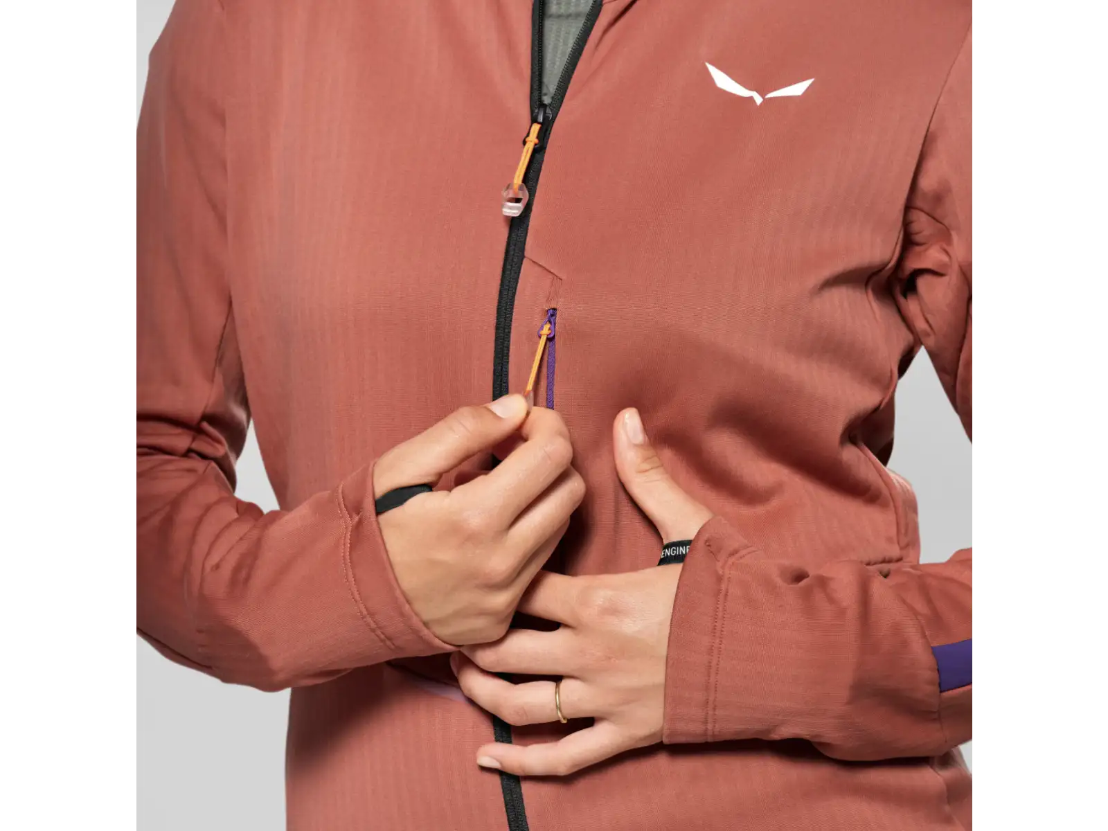 Salewa Pedroc 3 bluza z kapturem damska Etruscan Red