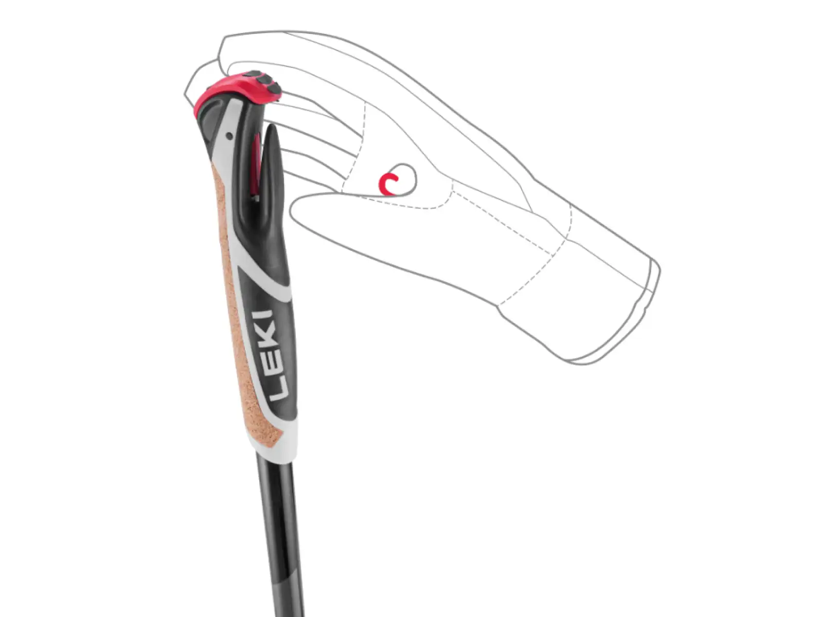 Leki XTA 5.5 Poles kijki biegowe Black/White/Neon yellow