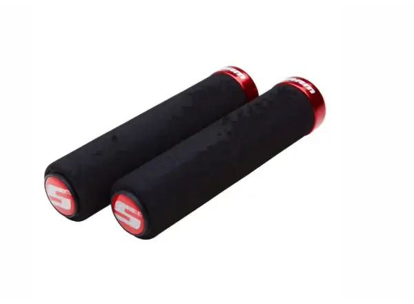 Sram blokowane piankowe chwyty 129 mm czarna/czerwona