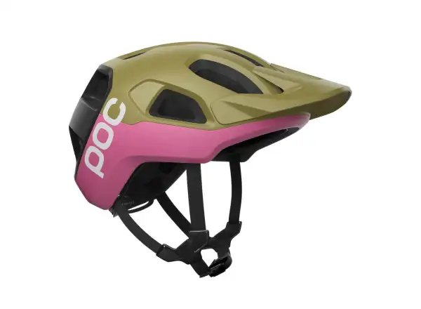 POC kask Cularis Olivine Green Matt/Thulite Pink Matt